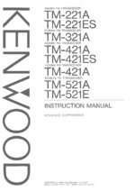 KENWOOD TM521E OEM Owners