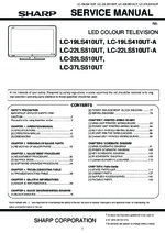 SHARP LC32LS510UT OEM Service