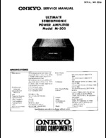 Onkyo M505 OEM Service