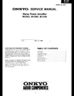 Onkyo M5300 OEM Service