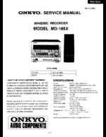 Onkyo MD185X OEM Service
