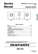 Marantz PM11S1 OEM Service