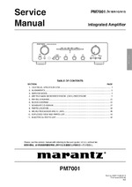 Marantz PM7001 OEM Service