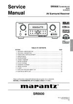 Marantz SR5600A1S OEM Service