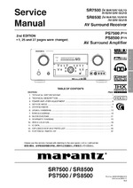 Marantz SR8500 OEM Service