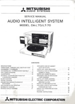 MITSUBISHI LT-70 Schematic Only