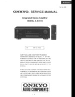ONKYO A-SV210 OEM Service