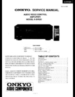ONKYO A-SV620 OEM Service