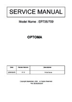 Optoma EP709 OEM Service