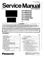 Panasonic PT47WXC43G OEM Service
