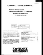 Onkyo PTS505 OEM Service