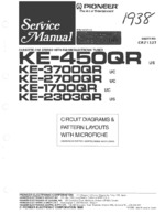 PIONEER KE450QR Schematic Only