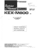 PIONEER KEXM800 Schematic Only
