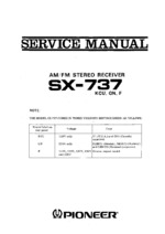 Pioneer SX-737KCU OEM Service