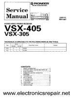 Pioneer VSX405 OEM Service