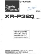 PIONEER XRP320 Schematic Only