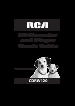 RCA CDRW120 OEM Owners