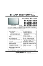 Sharp LC40LE810UN Service Guide