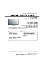 SHARP LC80LE844U Service Guide