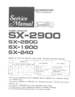 PIONEER SX240 OEM Service