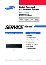 Samsung AVR720XEO OEM Service