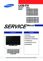 Samsung LN37B530P2M Service Guide