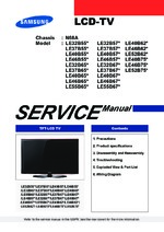 Samsung LE52B750U Service Guide