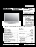 Sanyo P32649-05 Service Guide