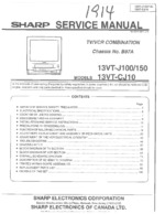 SHARP 13VT-J150 OEM Service