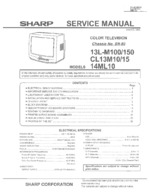 SHARP 13L-M150 OEM Service