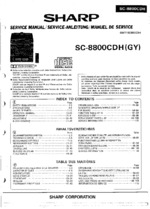 SHARP SC-8800CDHGY OEM Service