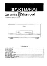 Sherwood AM-9080 OEM Service