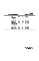 Sony KV21FE12 OEM Service