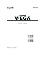 Sony KV36FS100 OEM Owners