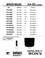 Sony KV29RS26 OEM Service