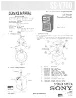 sony ss v700 speakers