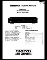 Onkyo T450 OEM Service