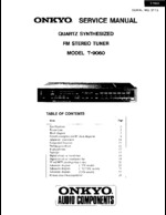 Onkyo T9060 OEM Service
