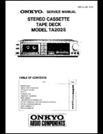 Onkyo TA2025 OEM Service