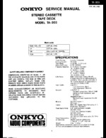 Onkyo TA203 OEM Service