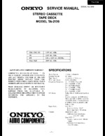 Onkyo TA2120 OEM Service