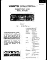 Onkyo TA6310SM OEM Service
