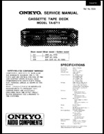 Onkyo TA6711 OEM Service