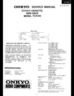 Onkyo TAR300 OEM Service