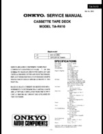 Onkyo TAR410 OEM Service