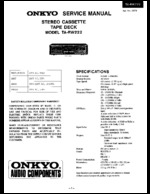 Onkyo TARW222 OEM Service