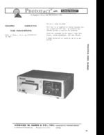 PANASONIC RS805US SAMS Photofact®