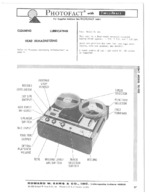 Sams Photofact Manual For Sony Tc357a Sams Tr 46 Sams Technical Publishing