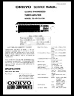 Onkyo TX100 OEM Service