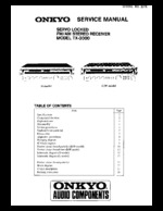 Onkyo TX3000D OEM Service